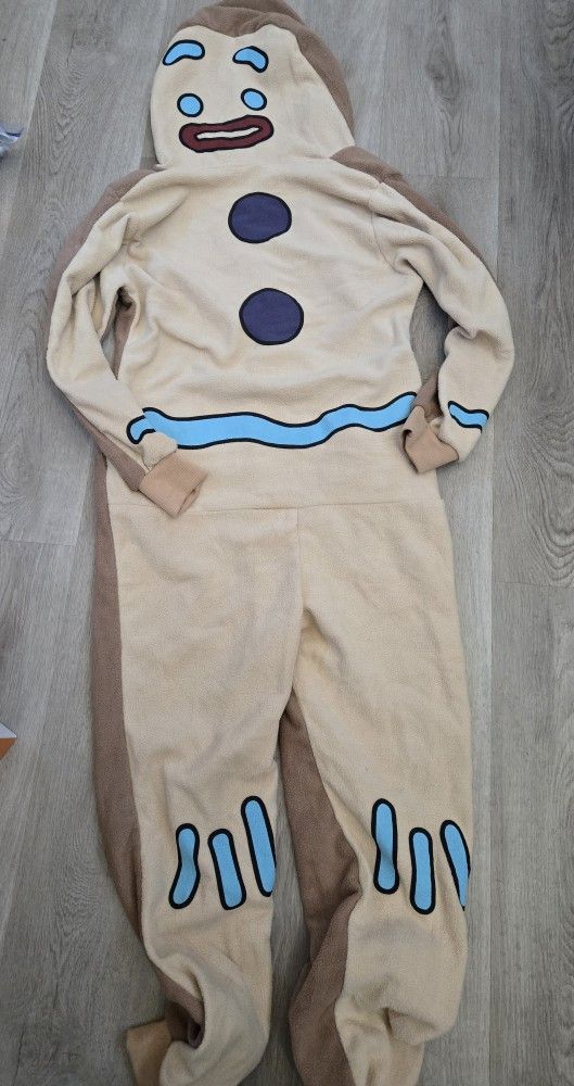 Adult Gingerbread Onesie Medium