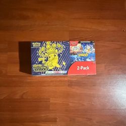 Pokemon Surging Sparks Costco 2 Pack (ETB + Bundle)