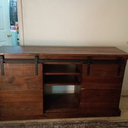 Farmhouse 65" Wooden Credenza