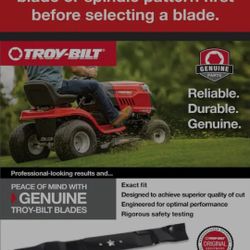 Blade Set For Riding Lawn Mowers ( Brand New, Never Used ) For $15