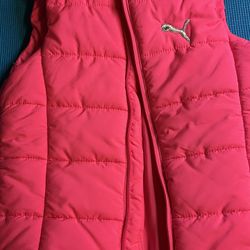 Hot Pink Puma Girls Jacket 