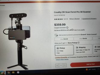 Creality cr-scan ferret pro 3d scanner