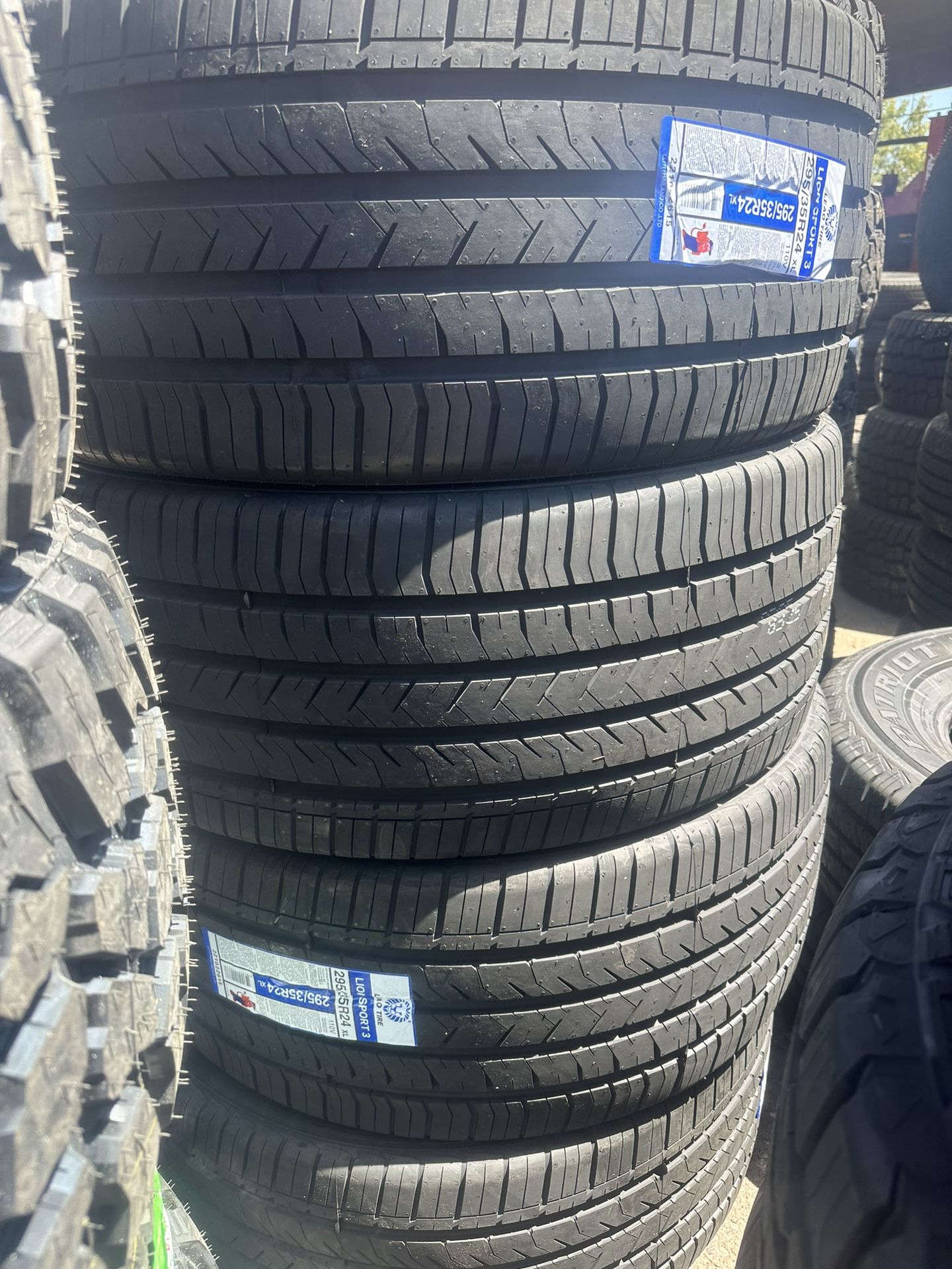 295 35 24 New Tires 