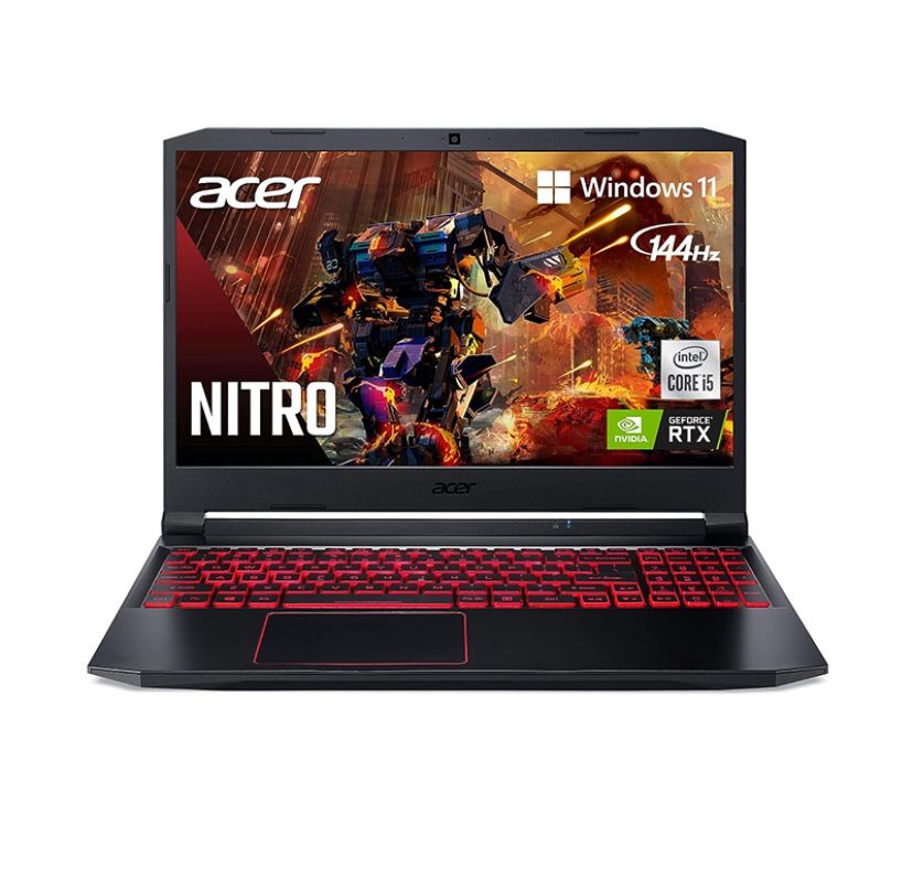 Acer Nitro 5 Gaming Laptop 15.6” FHD-Intel 12th Gen Core i5 - NVIDIA GeForce RTX3050 Ti Black
