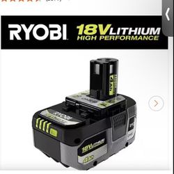 New Ryobi 4.0 High Performance Battery 