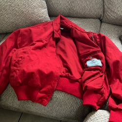 Red down Jacket Prada