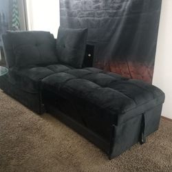 Black Modern Rising Couch