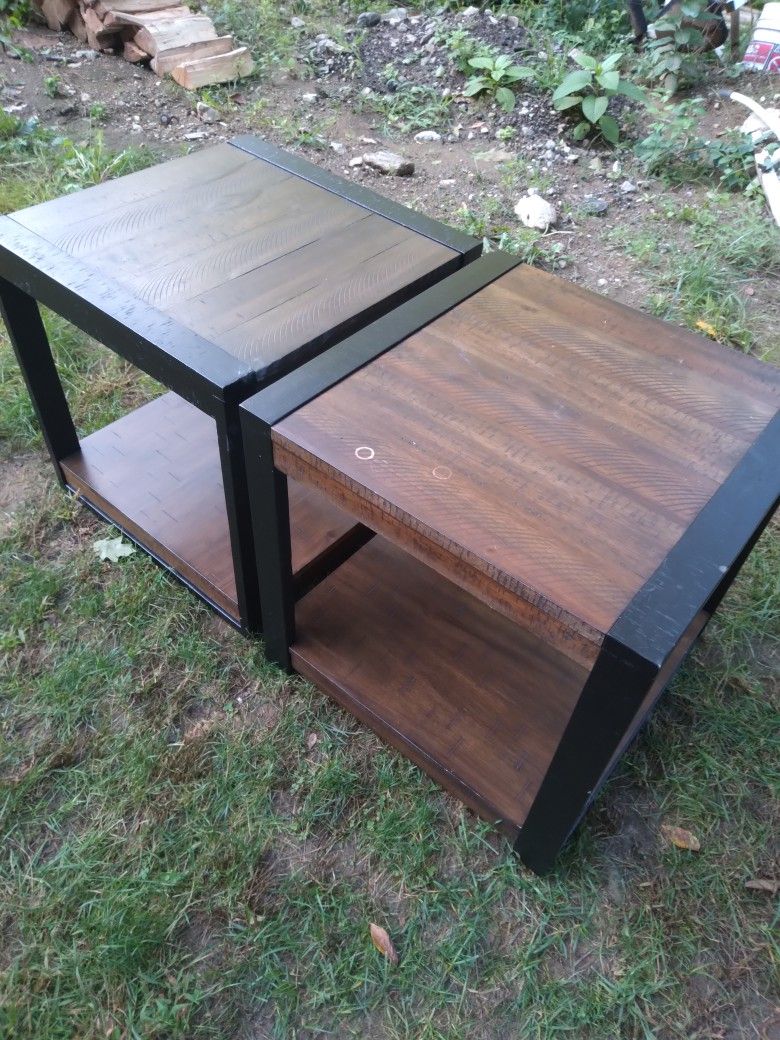 Beautiful Pair Of End Tables