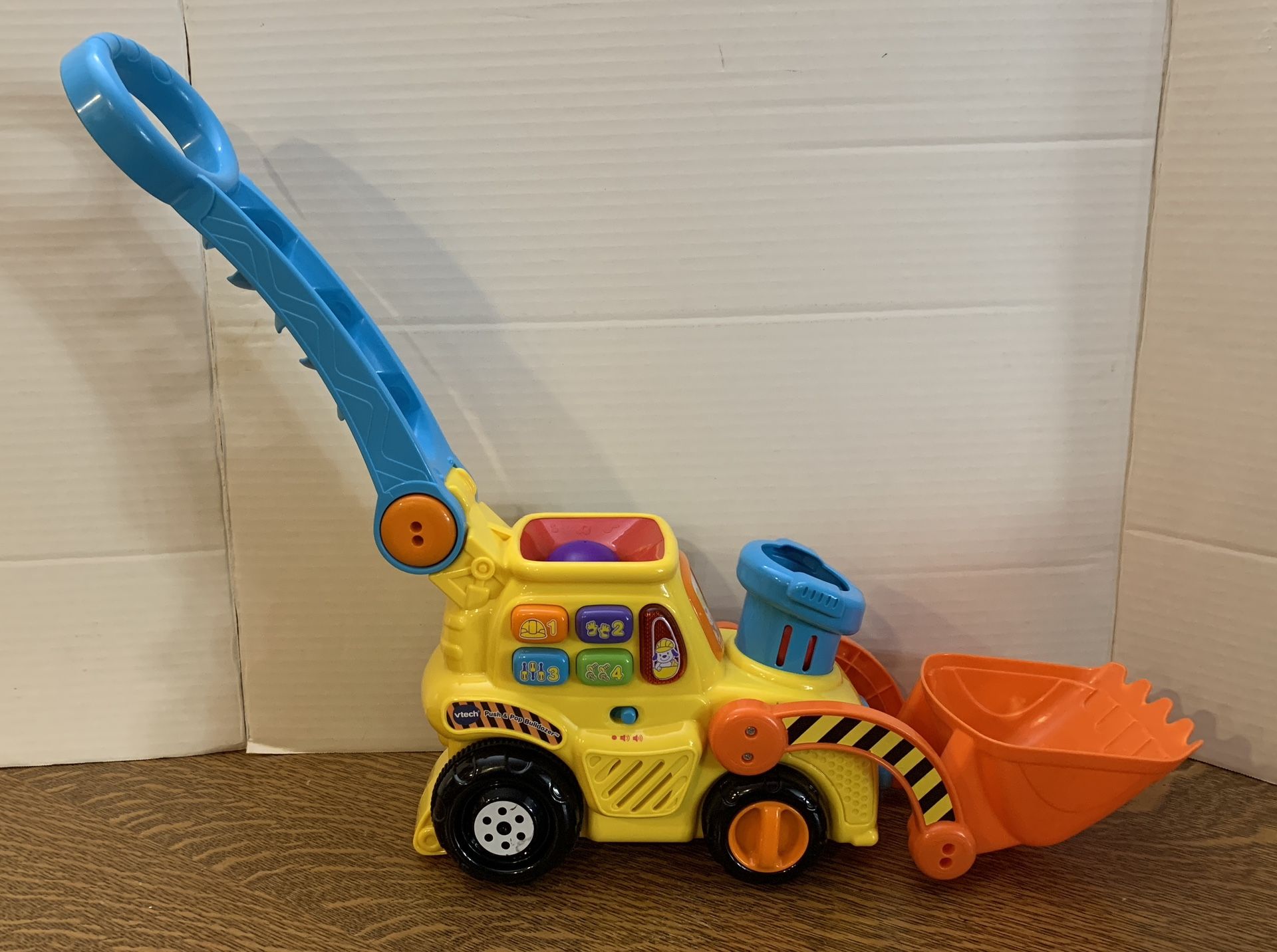 VTech Pop-a-Balls Push and Pop Bulldozer