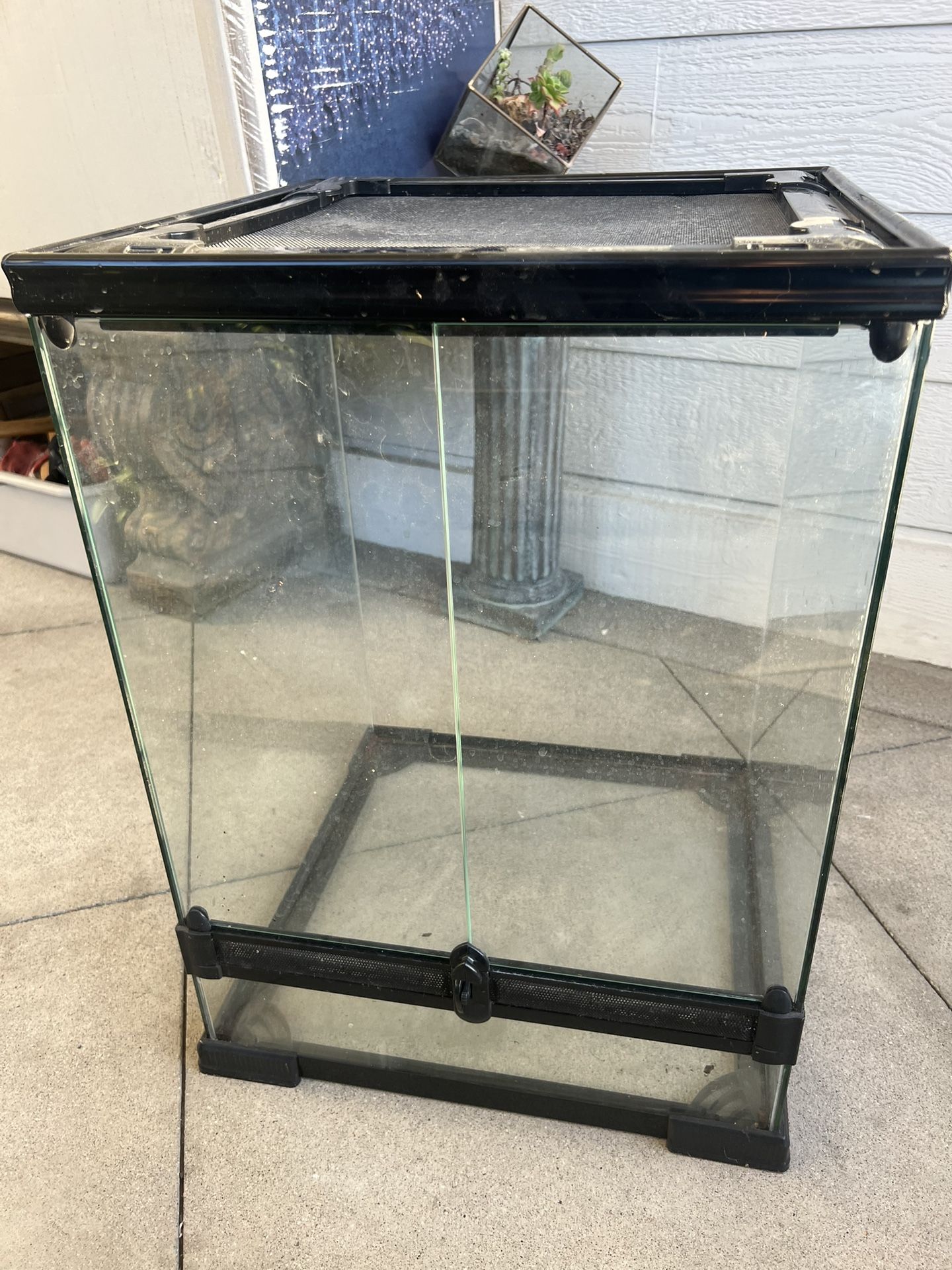 Large Double-Door Glass Reptile Enclosure 