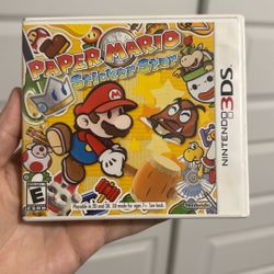 Paper Mario Sticker Star (Case and Cartridge)