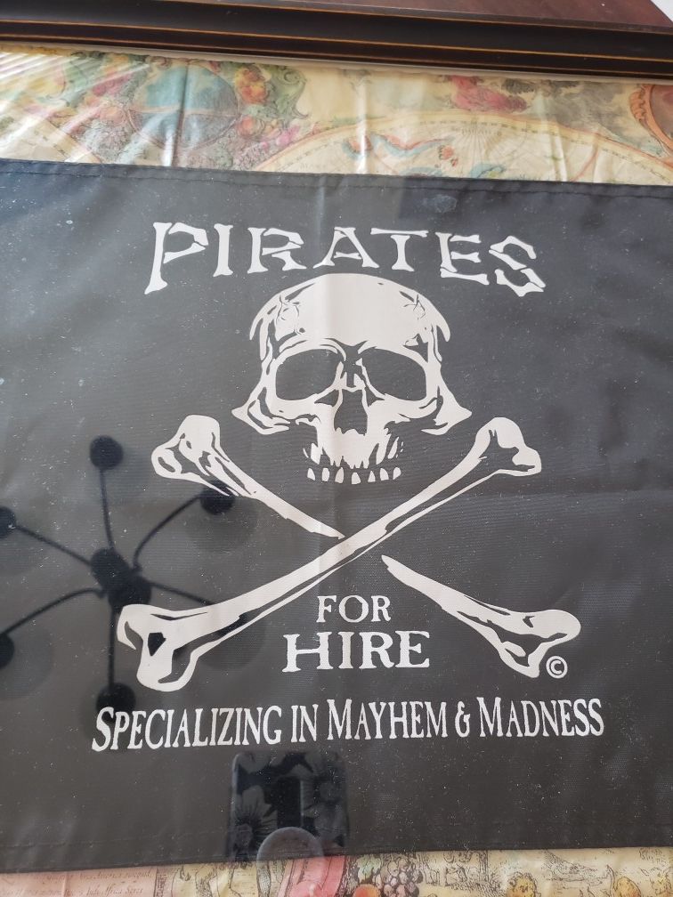 Framed Pirate Flag