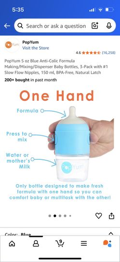 Pop Yum Baby Bottles