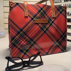 Tote Bag Purse. Dooney & Bourke (plastic & Leather) NEVWR USED. KENDALL AREA