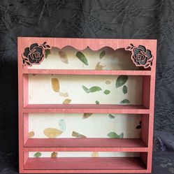 Handmade Pink display Shelf, mother's day gift idea, local artist