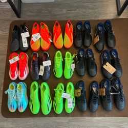 Nike / Adidas small elite soccer cleats lot