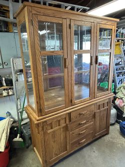 Oak hutch,  Need To Move