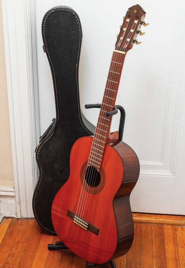 EX Vintage Yamaha G55A Classical Guitar & Case
