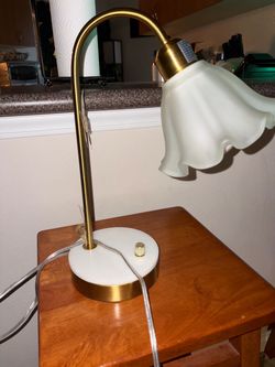 Gold Lamp with USB