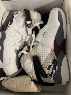 Women’s Air Jordan 8 Retro “Burgundy” (Style: CI1236-104) in Women’s Size 6.