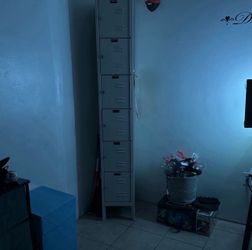 6 tier metal locker