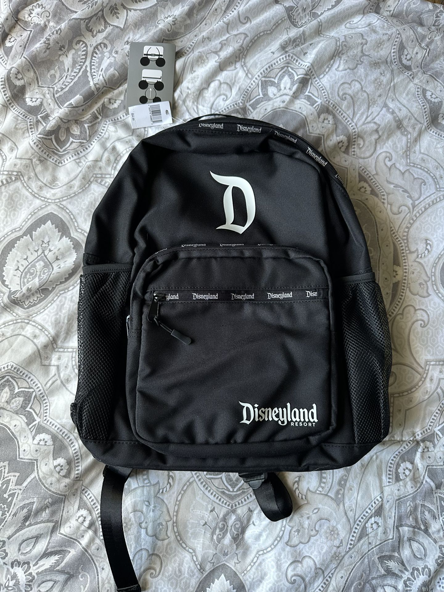Disneyland Resort Black Backpack - Official Park Merch