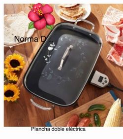 Plancha doble eléctrica nueva en su caja 🌺 princess house 🌺