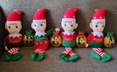 Custom made Elves and Ornaments