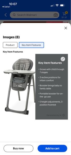 Graco high chair