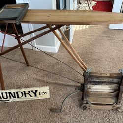 Vintage Laundry Room Lot - Mostly  Non Reproduction Farmhouse 