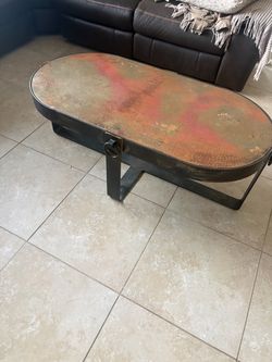 Pure Cast Iron copper top table