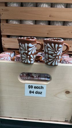 talavera shot glass $9 each $84 doz=