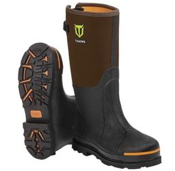 Tidewe Rubber Work Boots for Men with Steel Toe & Shank, Waterproof Hunting Boots, Warm 6mm Neoprene Hunting Mud Boot Size 10 Brand New still in the b