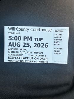 WILL COUNTY Court  Parking Tickets
