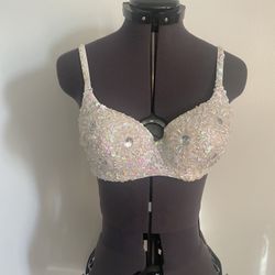 White Festival Bra