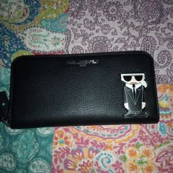 Karl Lagerfeld Wallet And Mini Purse Combo 