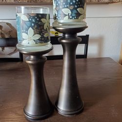 Candle HOLDERS $25.00. Almost 10 Inches"tall