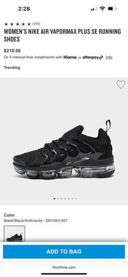 Nike air vapormax shop plus afterpay