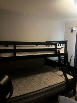 Twin-over-Full bunk bed