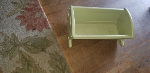 Bench and baby doll cradle