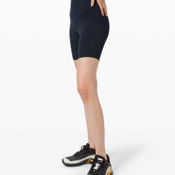 Lululemon Wunder Train High-Rise Short 6" True Navy