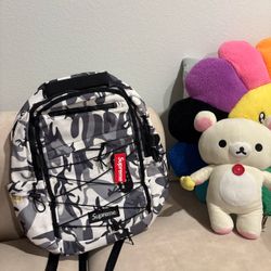 supreme backpack camo black and white