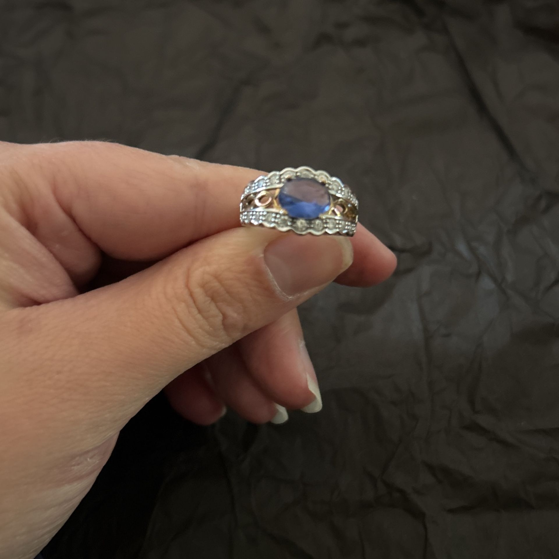 Amethyst Silver Ring