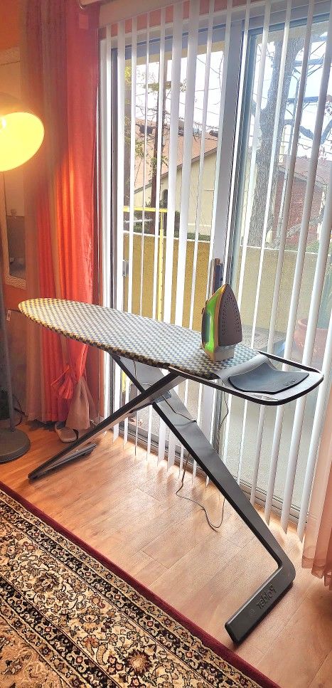 POOLDER oversized Ironing Board With Power Outlet