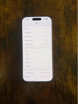 iPhone 17 Pro 256GB Verizon