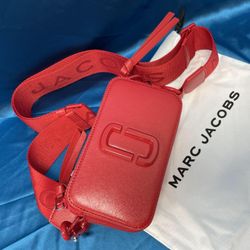 Marc Jacobs Snapshot Crossbody Bag Sandcastle Geranium