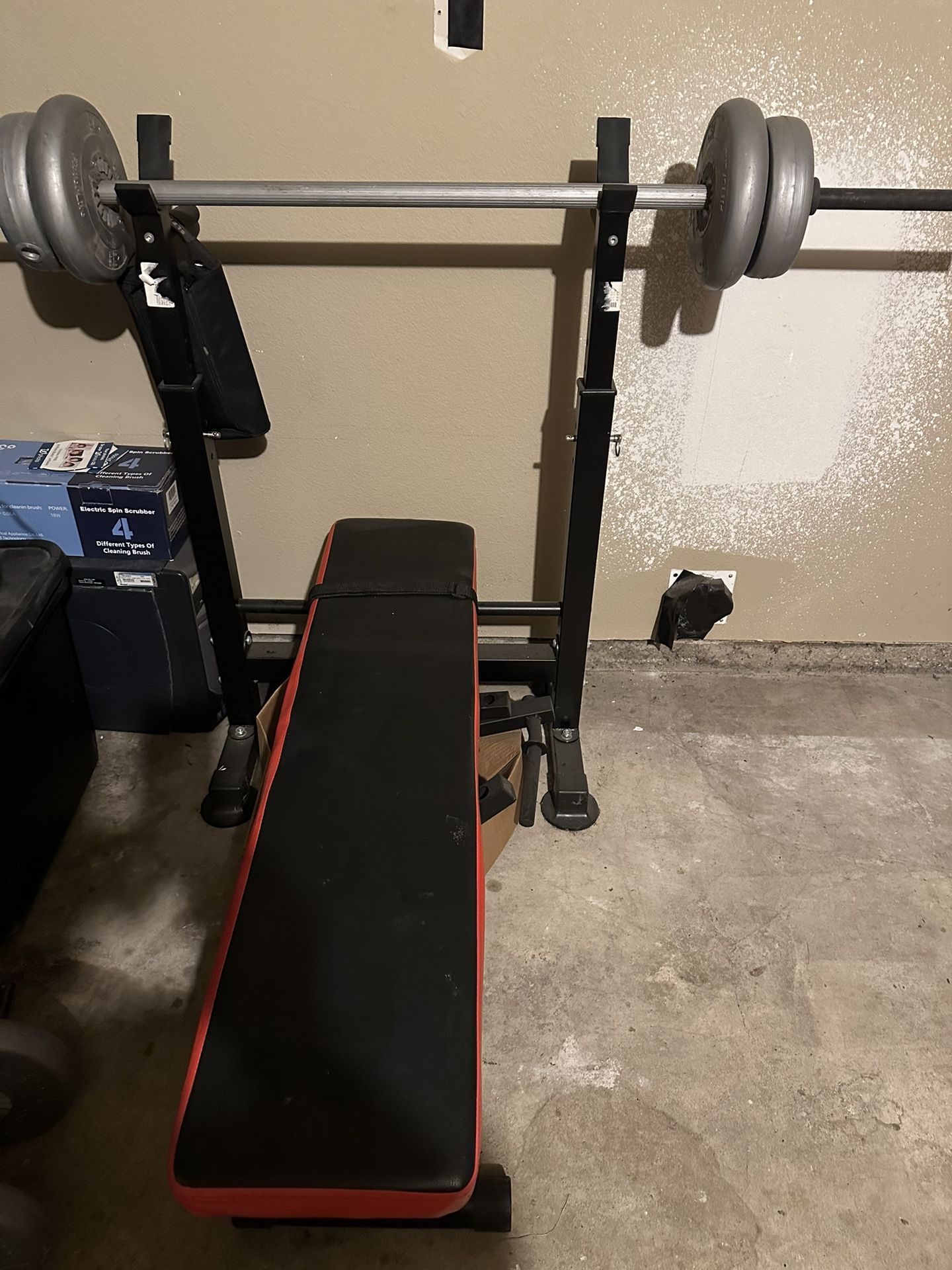 Weight Bench Set/Bar & Weights