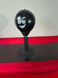 Black Desktop Suction Punching Bag for Stress Relief
