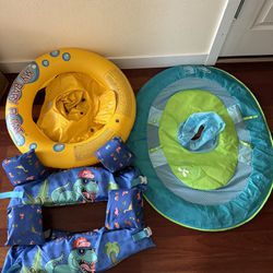 Two Baby floaties And Two Safety Vests 