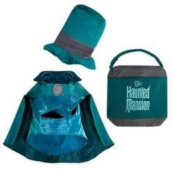 Disney Haunted Mansion Hat Box Ghost Dog Costume Like New.